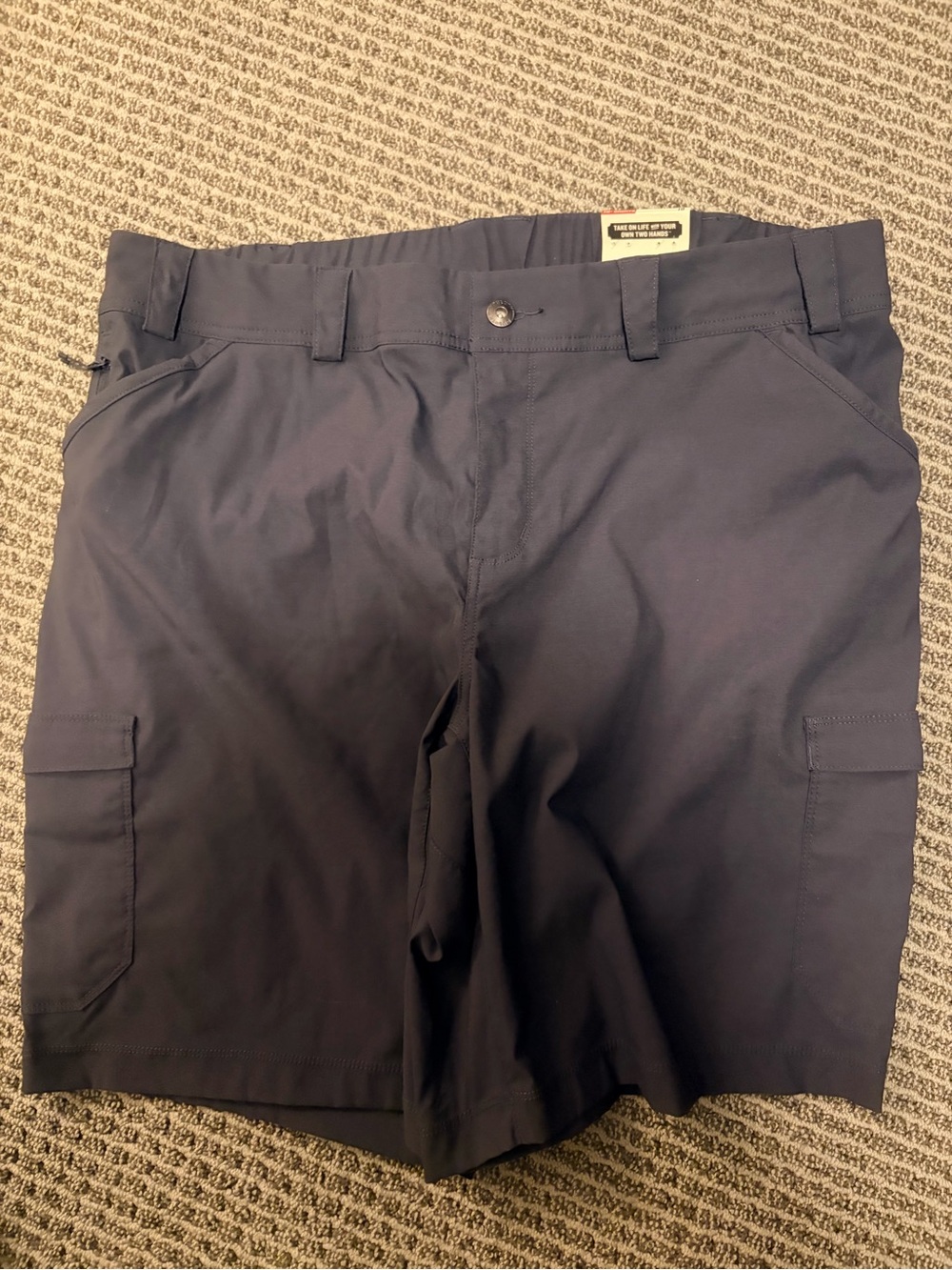 Duluth Trading Co Navy Dry on the Fly Shorts